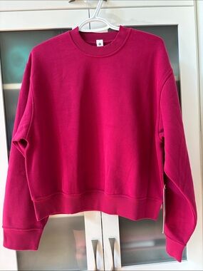 Lululemon W Steady State Oversized Crew Rumble Berry NWT SZ XS ❤️💗❤️